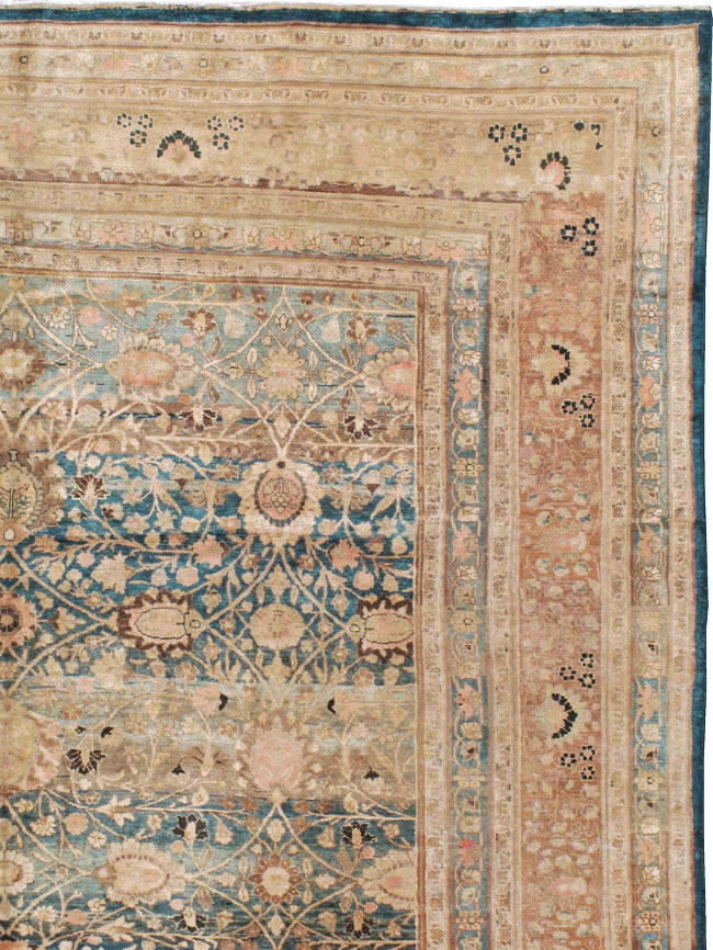 Antique Persian Tabriz Carpet, No.15163 - Galerie Shabab