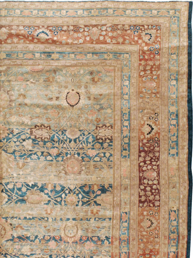 Antique Persian Tabriz Carpet, No.15163 - Galerie Shabab