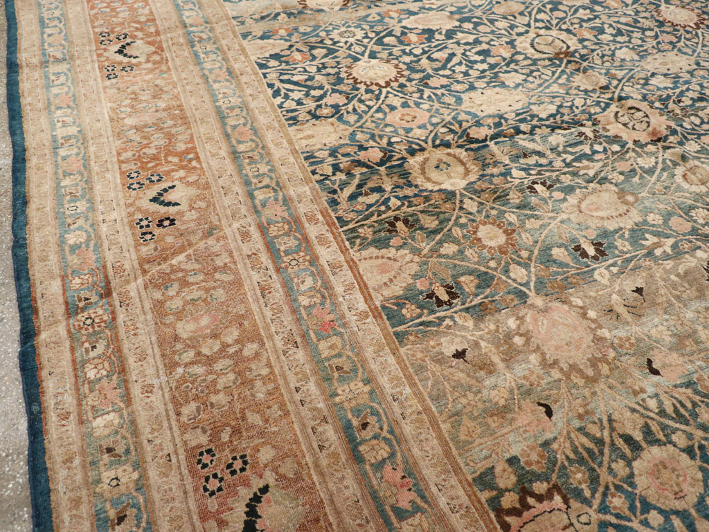 Antique Persian Tabriz Carpet, No.15163 - Galerie Shabab