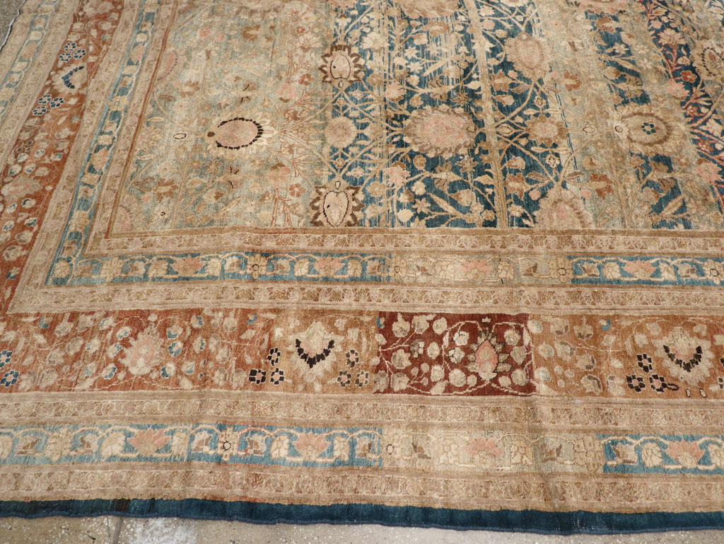 Antique Persian Tabriz Carpet, No.15163 - Galerie Shabab