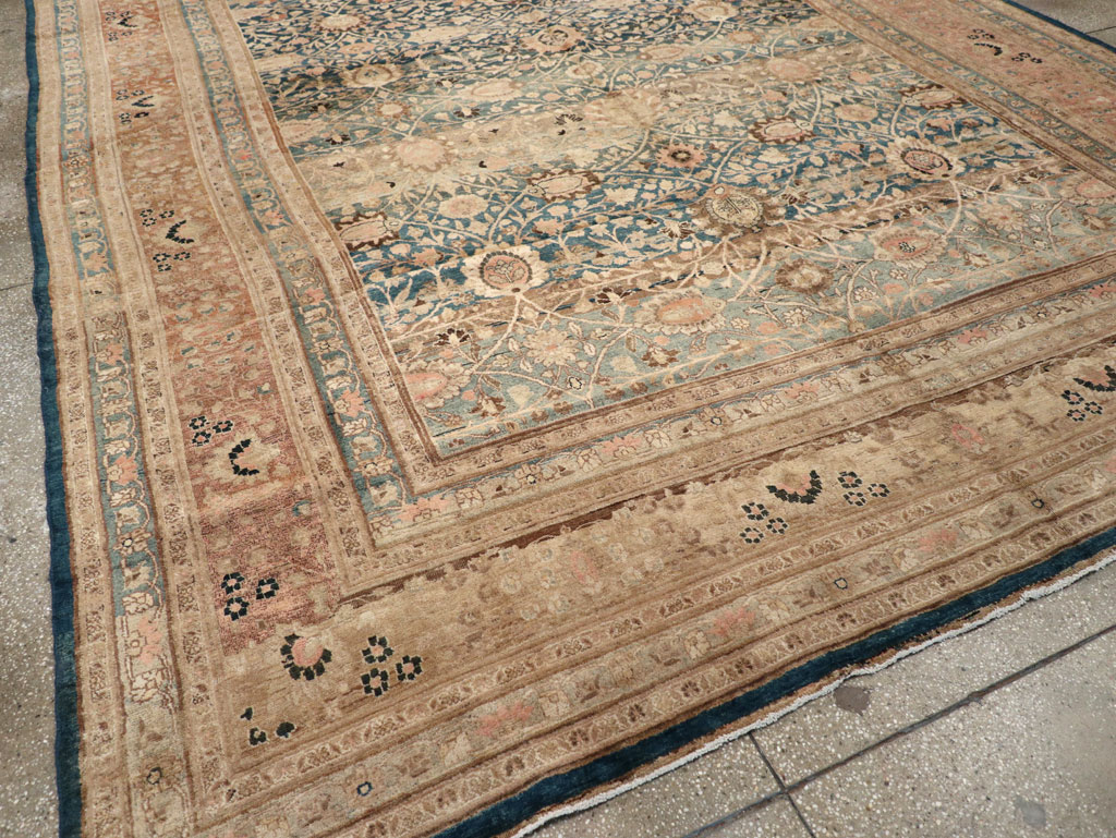 Antique Persian Tabriz Carpet, No.15163 - Galerie Shabab