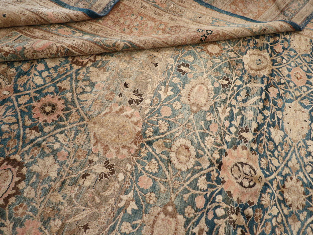 Antique Persian Tabriz Carpet, No.15163 - Galerie Shabab