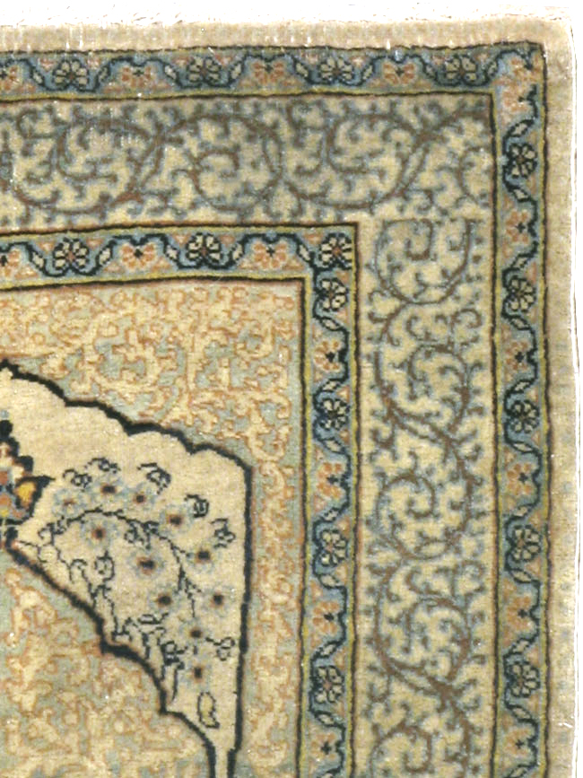Antique Persian Tabriz Hagi Jalili Rug, No.15166 - Galerie Shabab