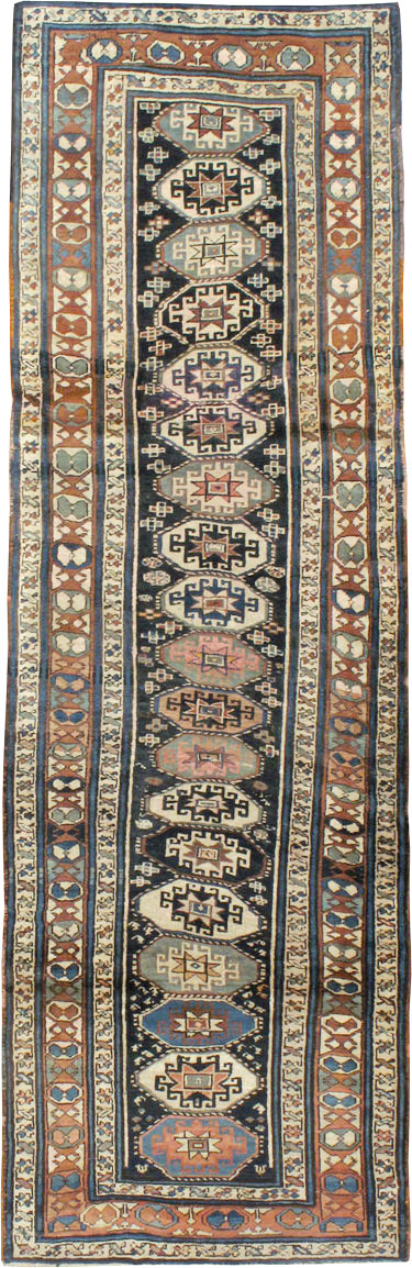 Antique Persian Kurdish Rug, No.15185 - Galerie Shabab