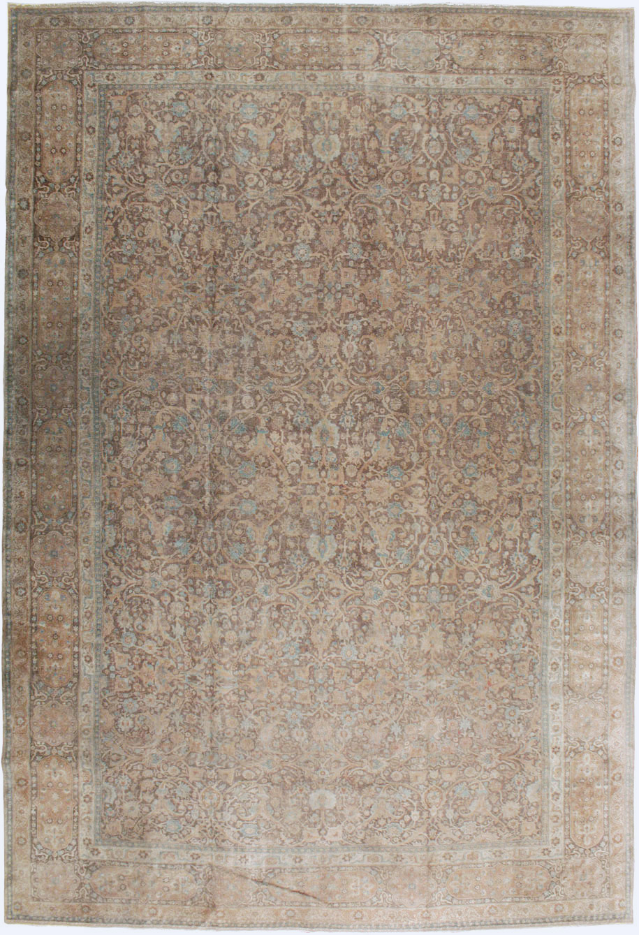 Antique Persian Tabriz Carpet, No.15197 - Galerie Shabab