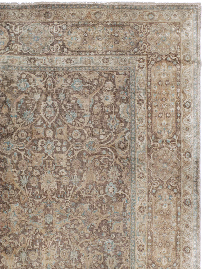 Antique Persian Tabriz Carpet, No.15197 - Galerie Shabab