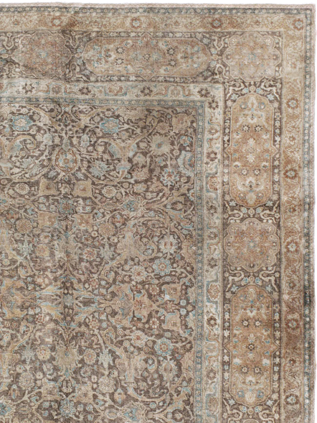 Antique Persian Tabriz Carpet, No.15197 - Galerie Shabab