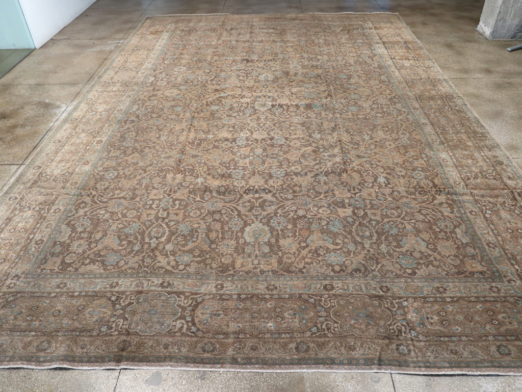 Antique Persian Tabriz Carpet, No.15197 - Galerie Shabab