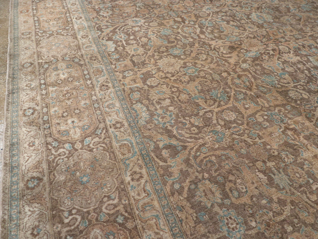 Antique Persian Tabriz Carpet, No.15197 - Galerie Shabab