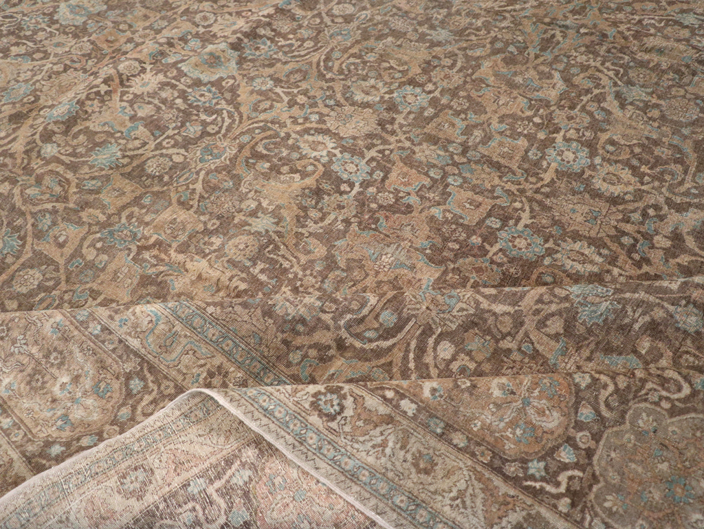 Antique Persian Tabriz Carpet, No.15197 - Galerie Shabab