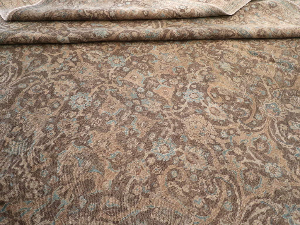 Antique Persian Tabriz Carpet, No.15197 - Galerie Shabab
