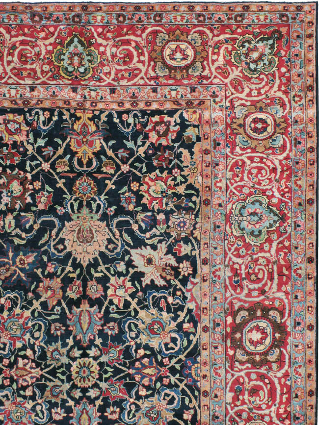 Antique Persian Tabriz Carpet, No.15205 - Galerie Shabab