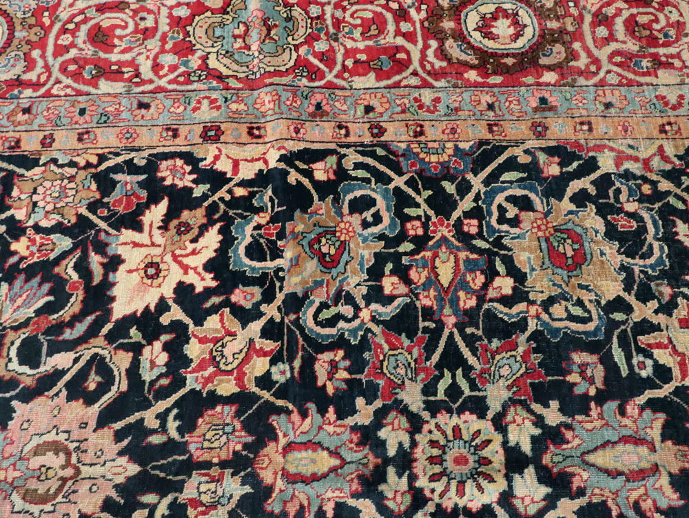 Antique Persian Tabriz Carpet, No.15205 - Galerie Shabab
