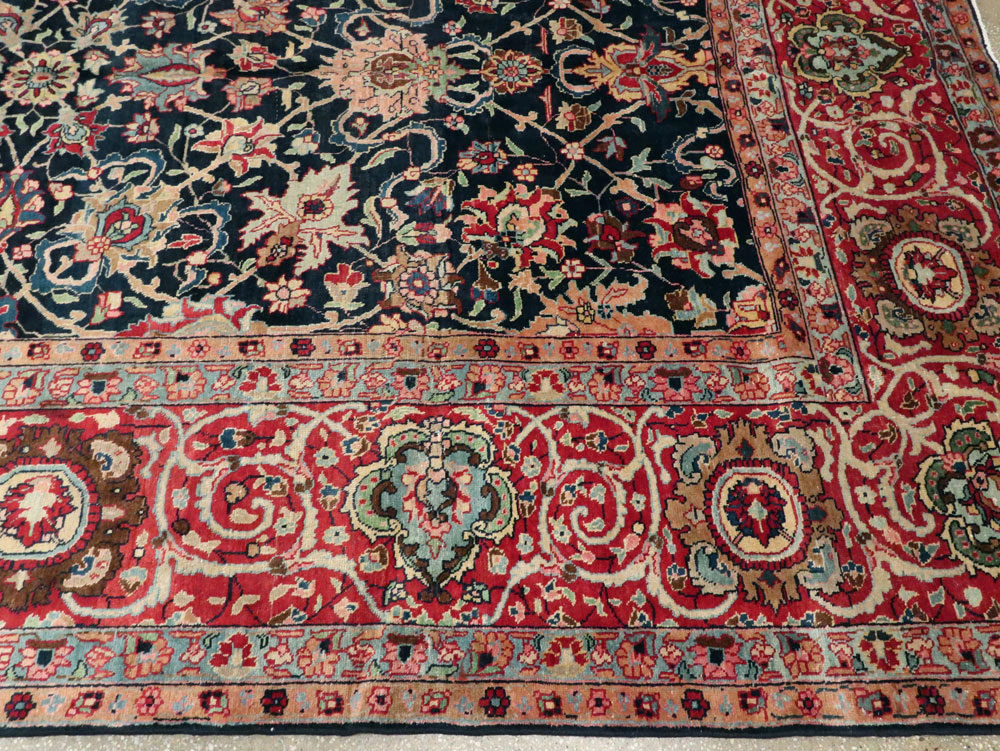 Antique Persian Tabriz Carpet, No.15205 - Galerie Shabab