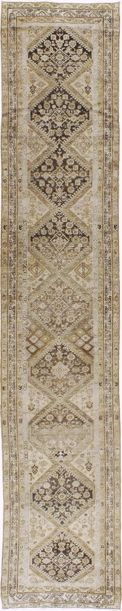 Antique Persian Malayer Runner, No.15209 - Galerie Shabab