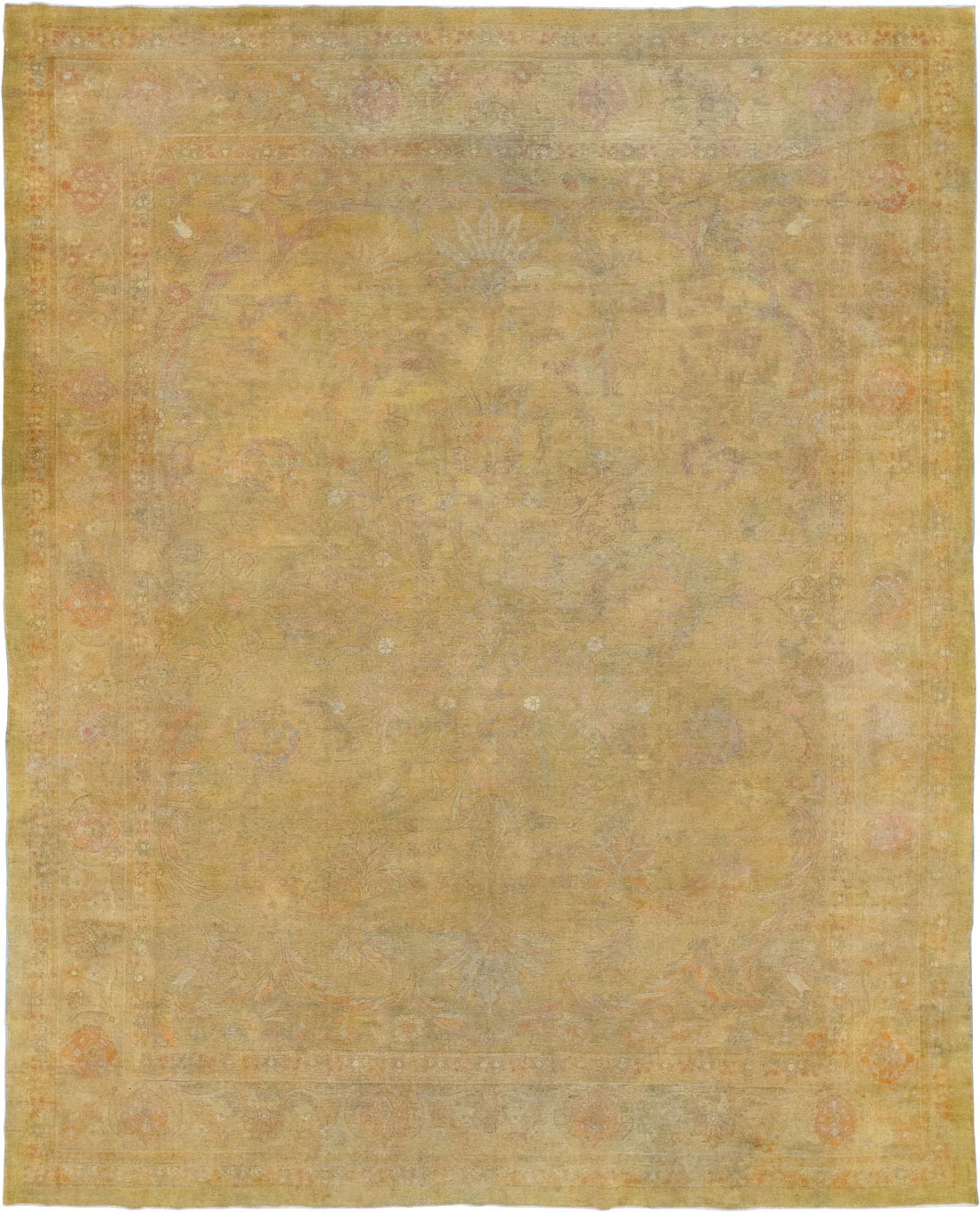 Antique Indian Amritsar Room Size Carpet, No.15212 - Galerie Shabab