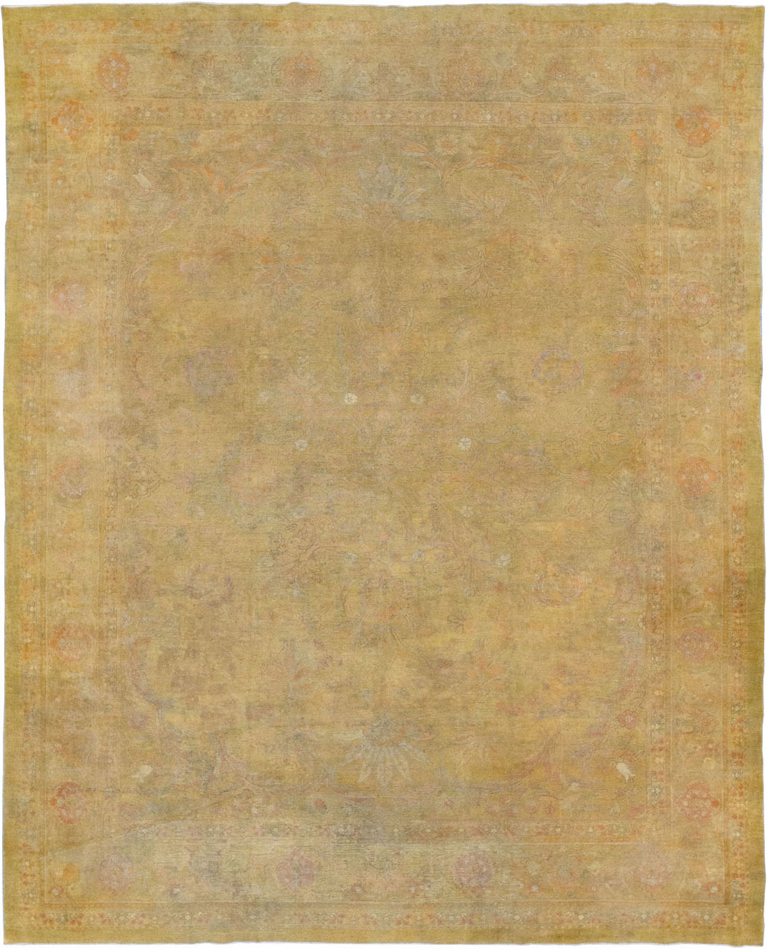 Antique Indian Amritsar Room Size Carpet, No.15212 - Galerie Shabab