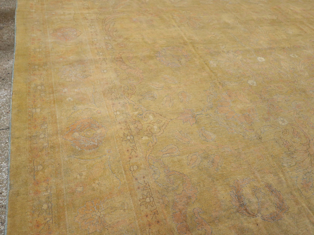 Antique Indian Amritsar Room Size Carpet, No.15212 - Galerie Shabab