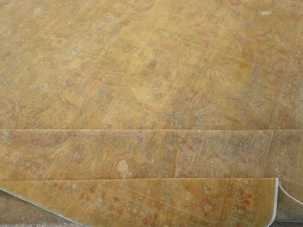 Antique Indian Amritsar Room Size Carpet, No.15212 - Galerie Shabab