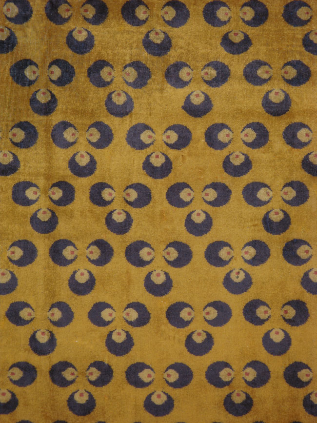Vintage Anatolain Deco Rug, No.15235 - Galerie Shabab