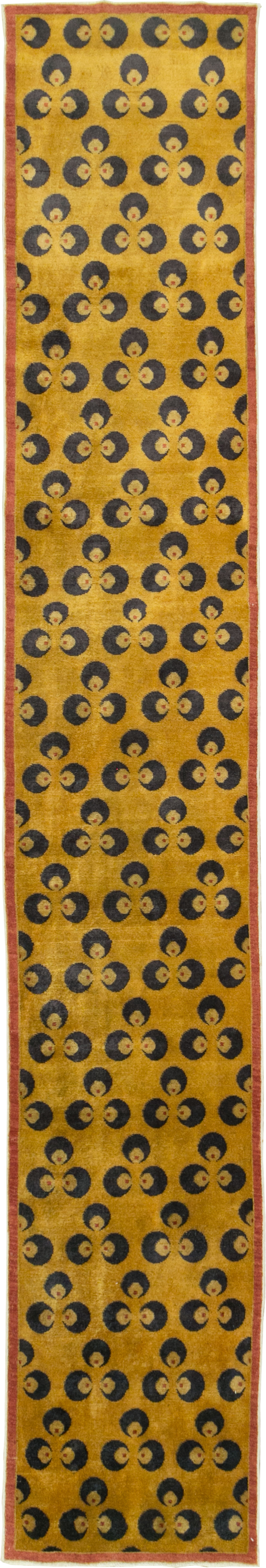 Vintage Turkish Art Deco Runner, No.15236 - Galerie Shabab