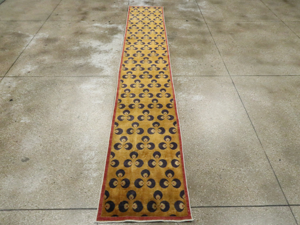 Vintage Turkish Art Deco Runner, No.15236 - Galerie Shabab