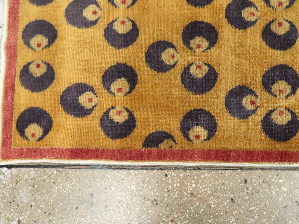 Vintage Turkish Art Deco Runner, No.15236 - Galerie Shabab