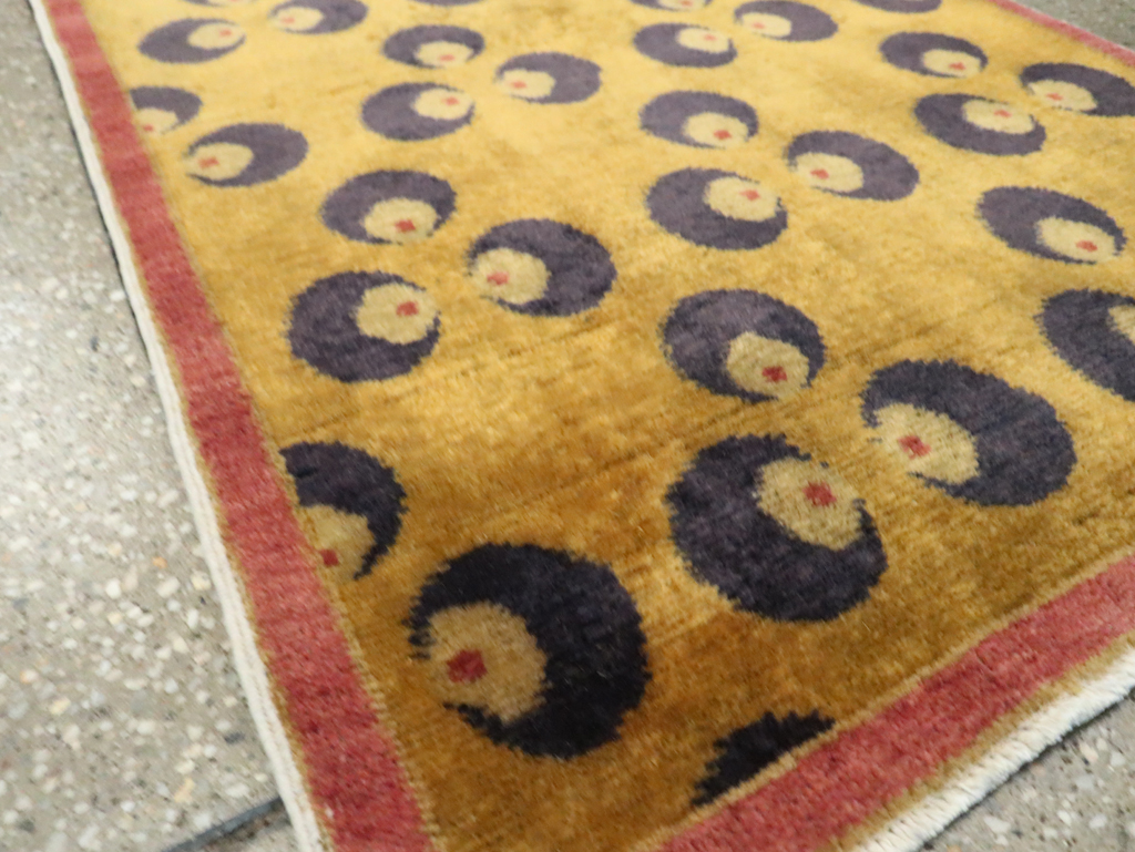 Vintage Turkish Art Deco Runner, No.15236 - Galerie Shabab