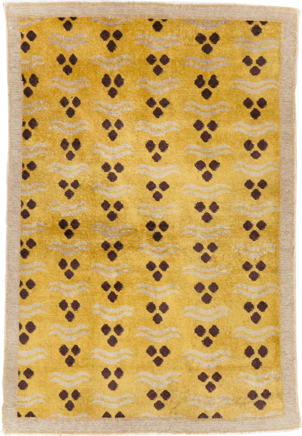 Vintage Turkish Anatolian Deco Rug, No.15237 - Galerie Shabab