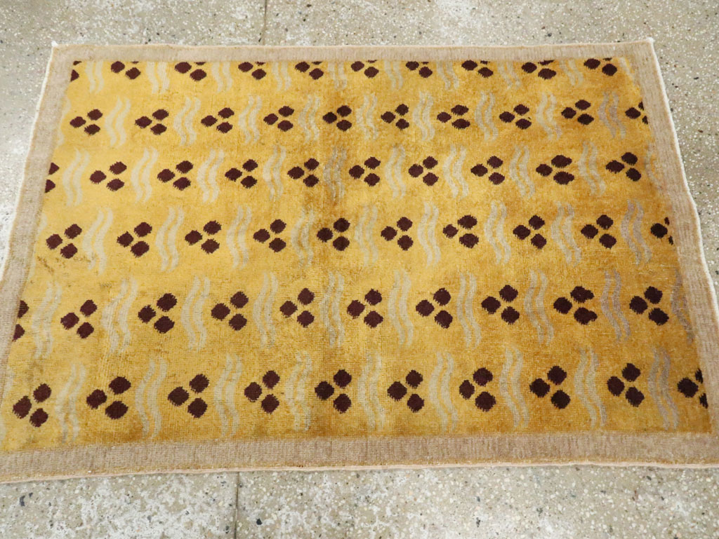 Vintage Turkish Anatolian Deco Rug, No.15237 - Galerie Shabab