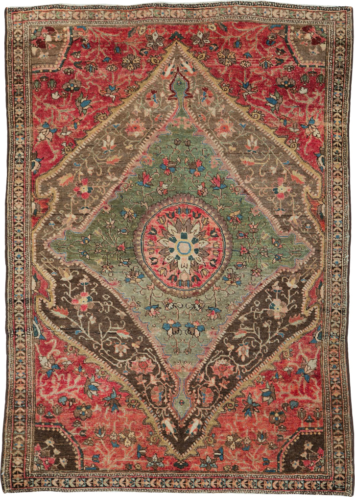 Antique Persian Sarouk Fereghan Rug, No.15258 - Galerie Shabab