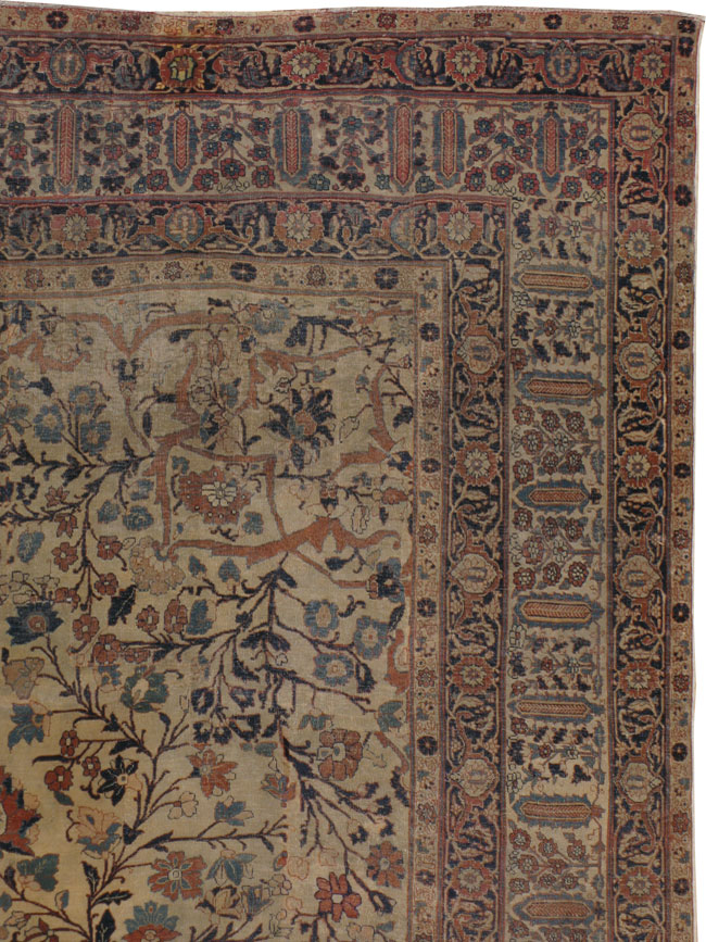 Antique Tabriz Hagi Jalili Rug, No.15265 - Galerie Shabab