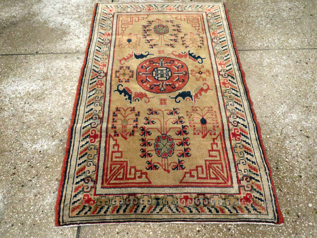 Antique Lahore Rug, No.15267 - Galerie Shabab