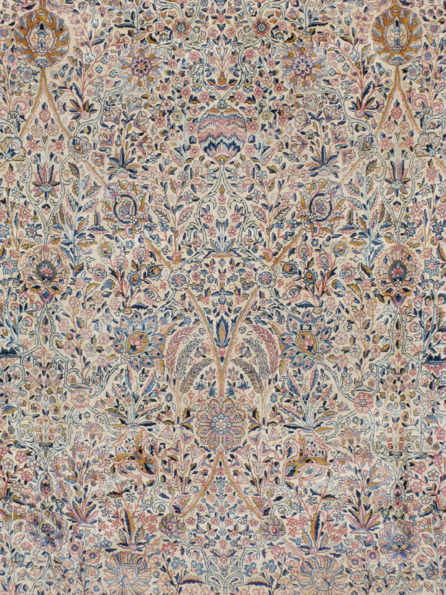 Antique Persian Lavar Kerman Carpet, No.15268 - Galerie Shabab