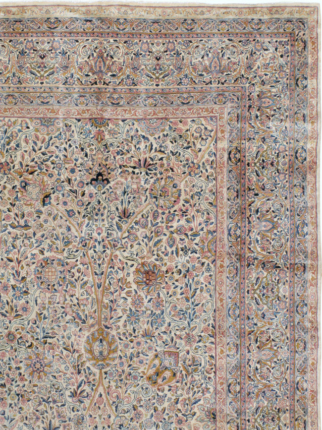 Antique Persian Lavar Kerman Carpet, No.15268 - Galerie Shabab