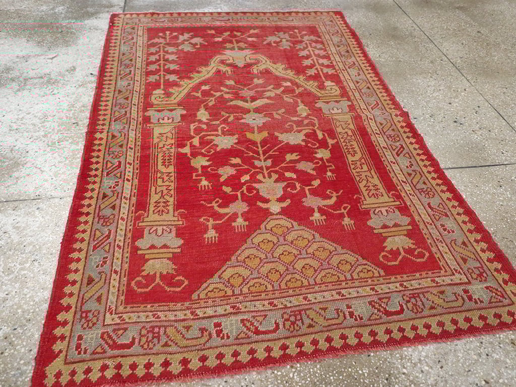 Antique Turkish Oushak Rug, No.15270 - Galerie Shabab