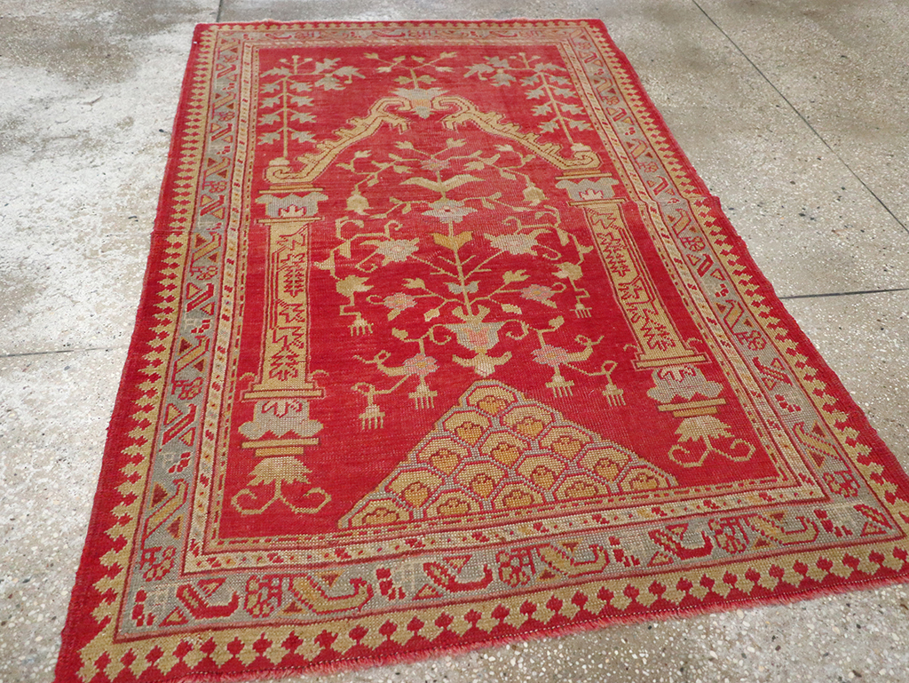 Antique Turkish Oushak Rug, No.15270 - Galerie Shabab