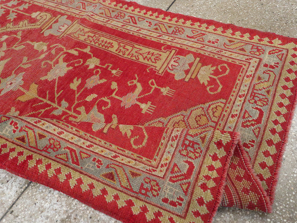Antique Turkish Oushak Rug, No.15270 - Galerie Shabab