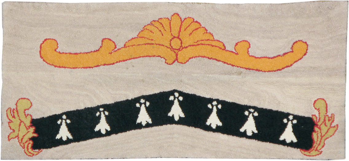 Antique American Hook Rug, No.15281 - Galerie Shabab