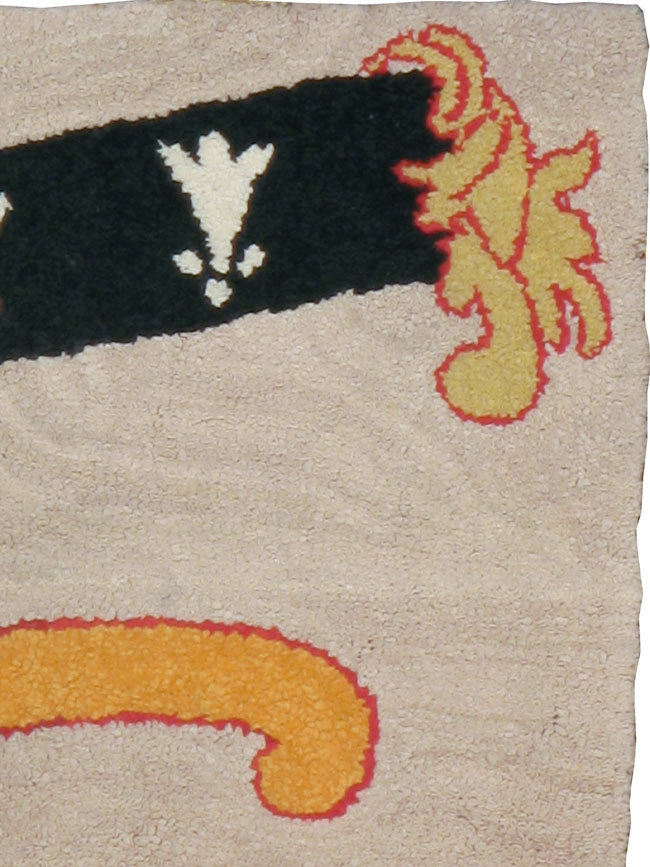 Antique American Hook Rug, No.15281 - Galerie Shabab