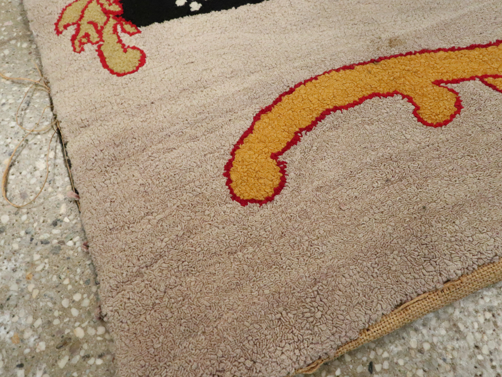 Antique American Hook Rug, No.15281 - Galerie Shabab