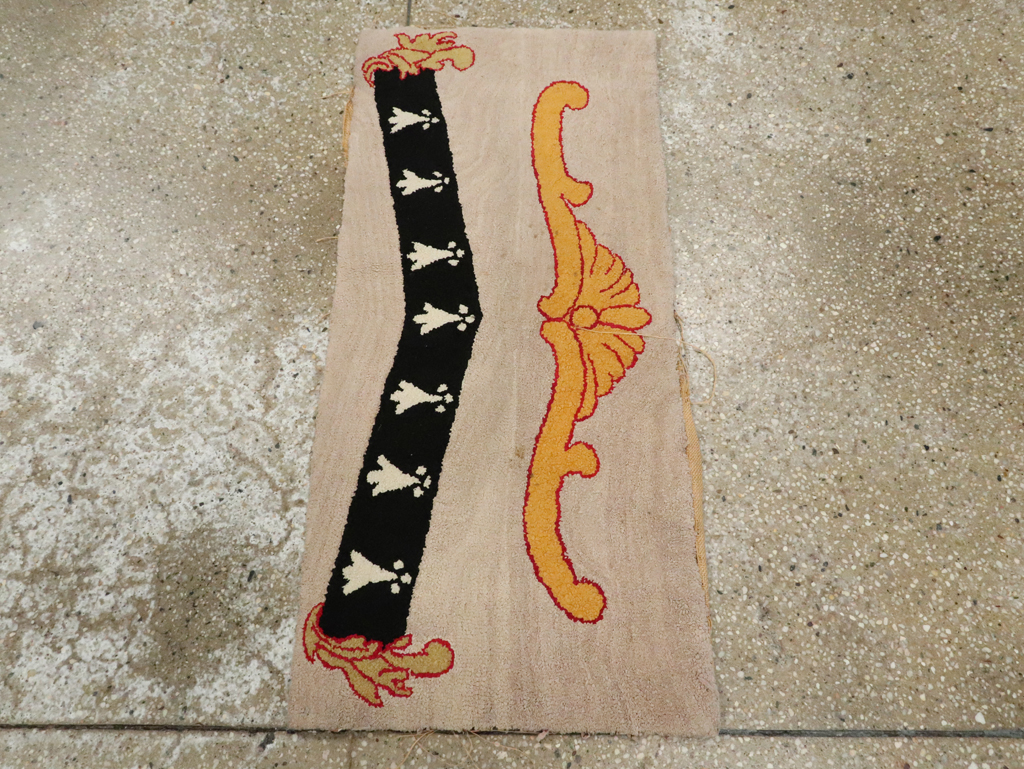 Antique American Hook Rug, No.15281 - Galerie Shabab