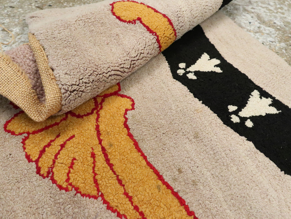 Antique American Hook Rug, No.15281 - Galerie Shabab