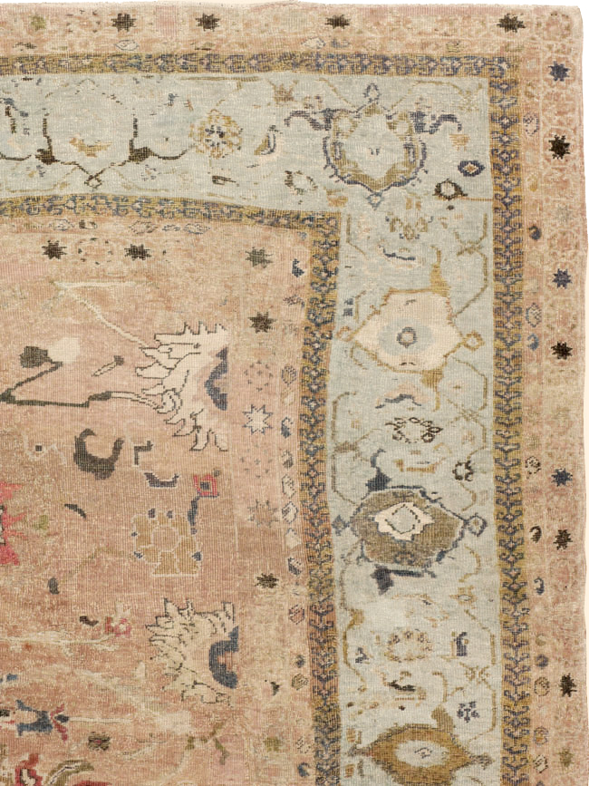 Antique Persian Mahal Carpet, No.15288 - Galerie Shabab