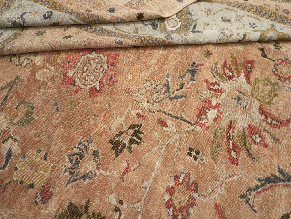 Antique Persian Mahal Carpet, No.15288 - Galerie Shabab