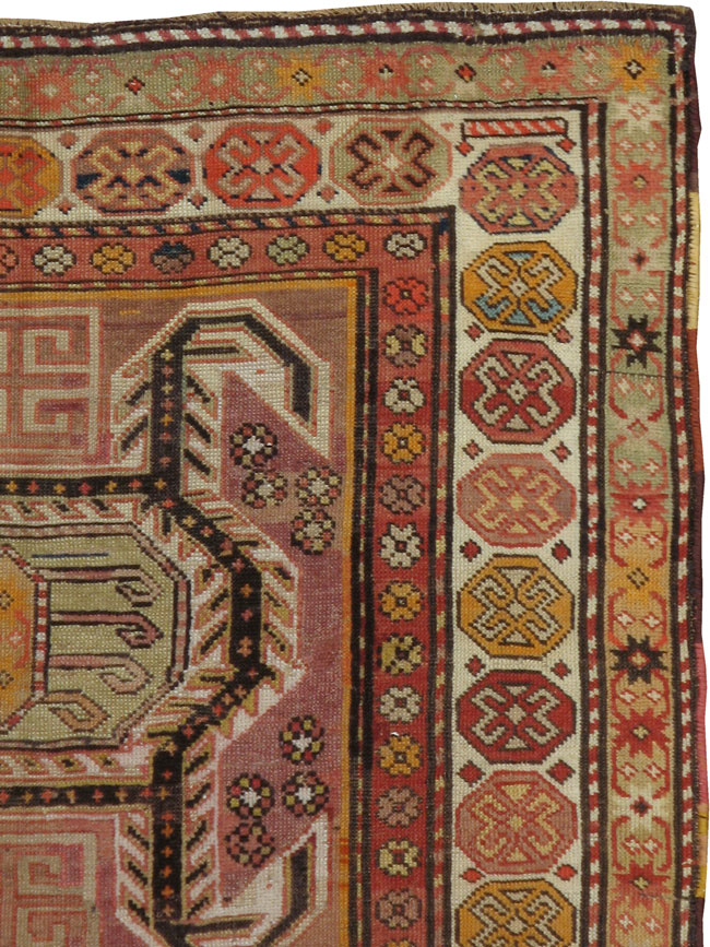 Antique Kazak Rug, No.15293 - Galerie Shabab
