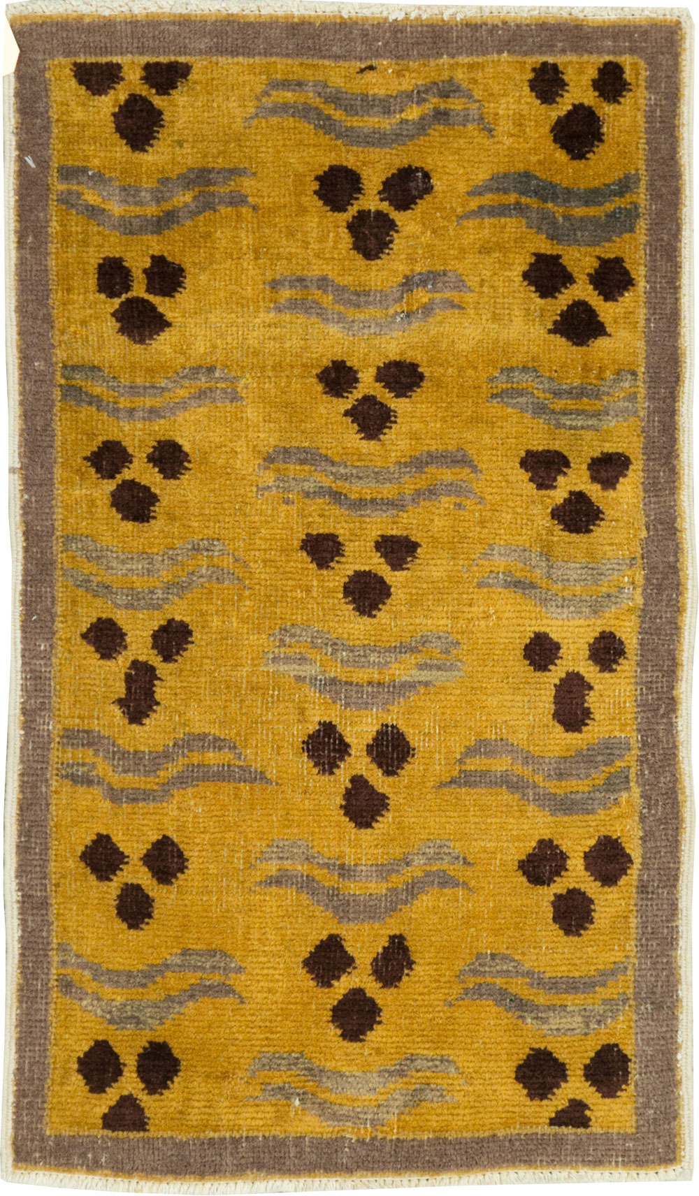 Vintage Turkish Art Deco Rug, No.15308 - Galerie Shabab