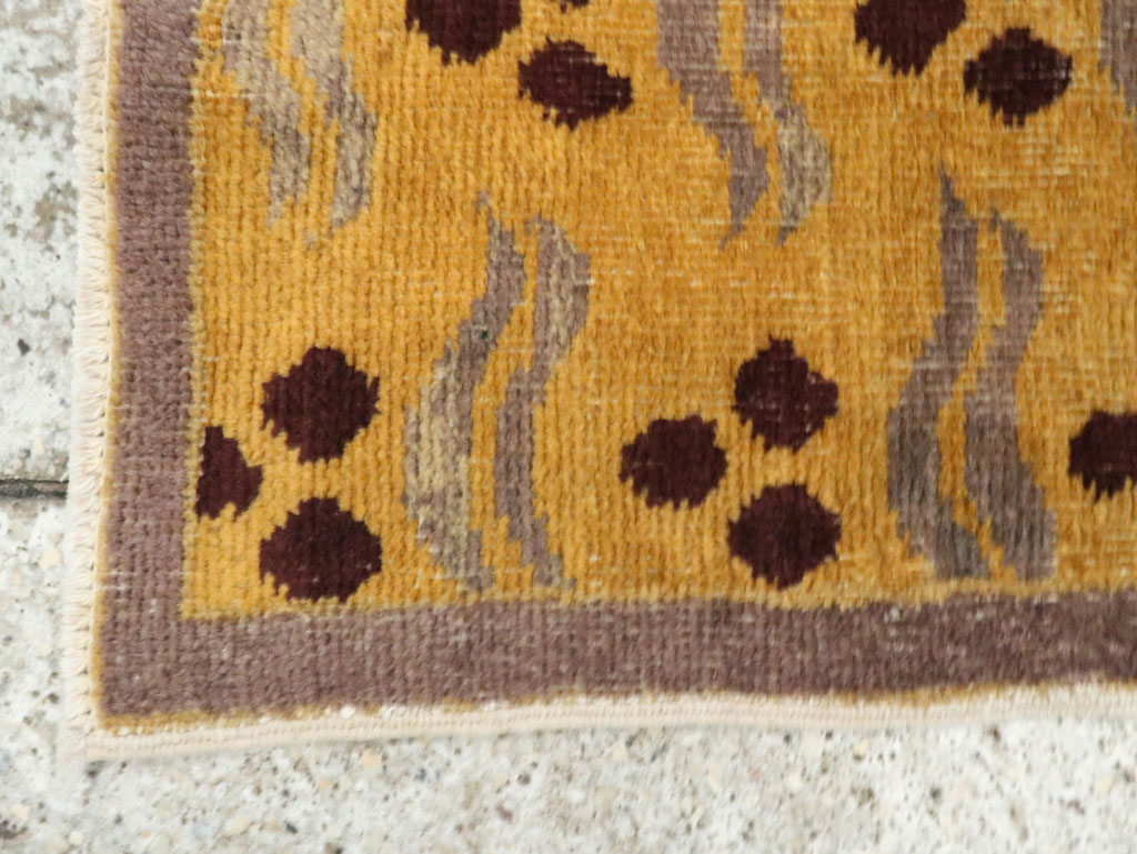 Vintage Turkish Art Deco Rug, No.15308 - Galerie Shabab