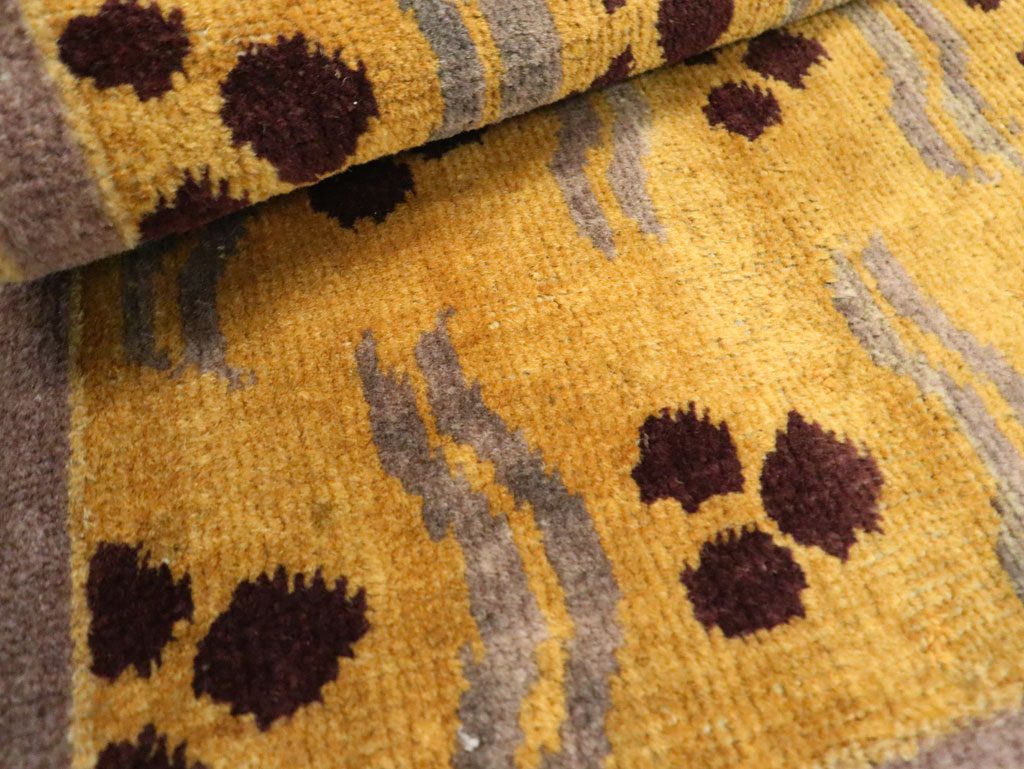 Vintage Turkish Art Deco Rug, No.15308 - Galerie Shabab