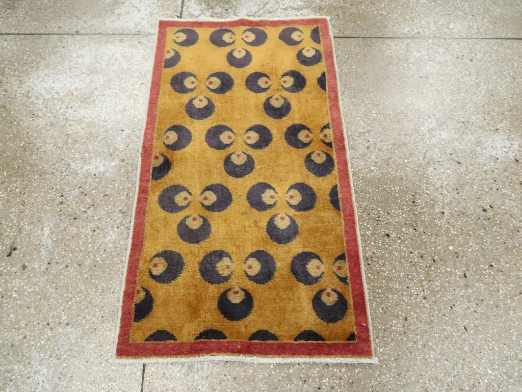 Vintage Turkish Anatolian Deco Rug, No.15309 - Galerie Shabab
